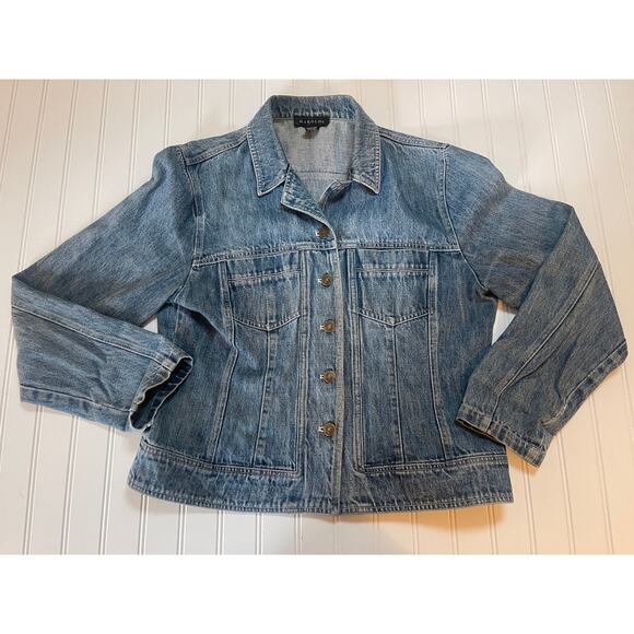 Harold's Medium Wash Blue Denim Jean Jacket - Size Women's Large - Picture 1 of 6